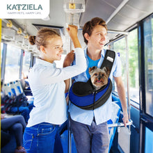 Load image into Gallery viewer, Pet Carrier Expandable Sling For Small Dogs And Cats Black: Red