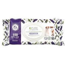 Load image into Gallery viewer, Gentle & Biodegradable Pet Wipes – 100 Count Safe for Dogs & Cats