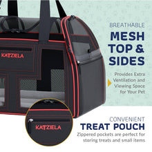Load image into Gallery viewer, Luxury Lorry PRO Pet Carrier with Removable Wheels Red