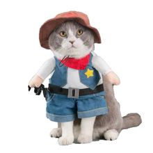 Load image into Gallery viewer, Purrfect Paw-trol Sheriff Cat Costume