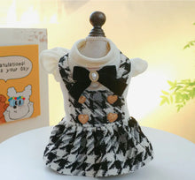 Load image into Gallery viewer, Black Pearl Elegance: Autumn & Winter Pet Princess Dress