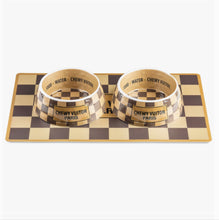 Load image into Gallery viewer, Chewy Vuiton Dog Placemat – Dine in Style