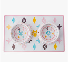 Load image into Gallery viewer, Chewy Vuiton Dog Placemat – Dine in Style