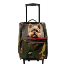 Load image into Gallery viewer, Petote Traveler Bag: Rio- Cami Stripe 3 in 1 Wheel Bag
