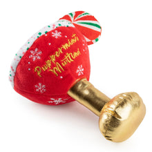 Load image into Gallery viewer, Puppermint Muttini Plush Dog Toy – Festive Christmas Stocking Stuffer