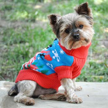 Load image into Gallery viewer, Combed Cotton Ugly Snowman Holiday Dog Sweate