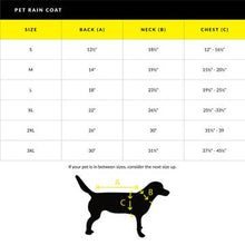 Load image into Gallery viewer, Body Glove Waterproof Pet Rain Coat – Reflective & Adjustable Dog Jacket