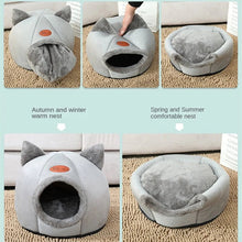 Load image into Gallery viewer, Cozy 2-In-1 Pet House Bed