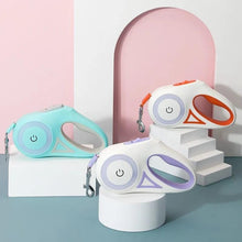 Load image into Gallery viewer, Automatic Retractable Lighting Dog Leash