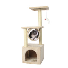Load image into Gallery viewer, Ultimate Cat Haven: Tree House Tower for Endless Feline Fun!