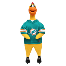 Load image into Gallery viewer, Miami Dolphins Rubber Chicken Pet Toy