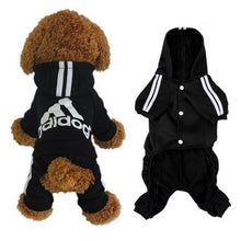 Load image into Gallery viewer, Adidog Pet Tracksuit | Sporty Dog Hoodie