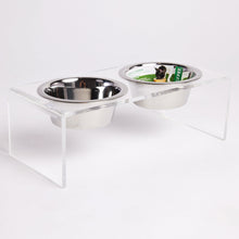 Load image into Gallery viewer, Acrylic Double Feeder - Clear