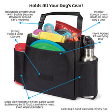 Load image into Gallery viewer, Mobile Dog Gear Car Seat Organizer β Travel Made Easy