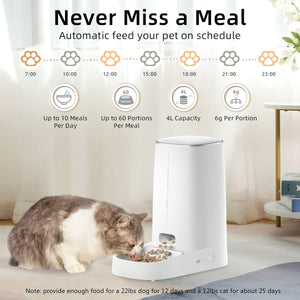 Wireless Smart  Automatic Pet Food Dispenser