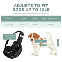 Load image into Gallery viewer, Pet Carrier Expandable Sling For Small Dogs And Cats Black: Red

