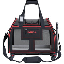 Load image into Gallery viewer, Luxury Lorry PRO Pet Carrier with Removable Wheels Red
