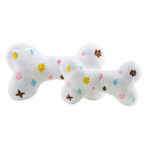 White Chewy Vuiton Bone Toys