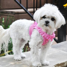 Load image into Gallery viewer, American River Choke Free Dog Harness  Pink and White Polka Dot
