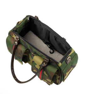 Marlee 2 Camo Bag  Designer Dog Carrier