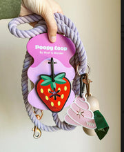 Load image into Gallery viewer, Strawberry Poopy Loop Waste Bag Holder
