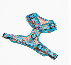 Blue Dogs in Outer Space Harness