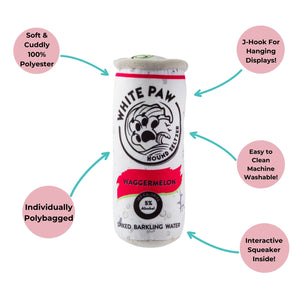 White Paw - Waggermelon Hound Seltzer: The Perfect Summer Toy for Your Pup