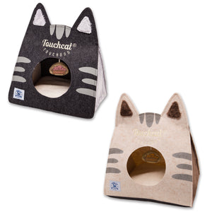 Touchcat On-the-go Folding Kitty-Ear Cat Bed