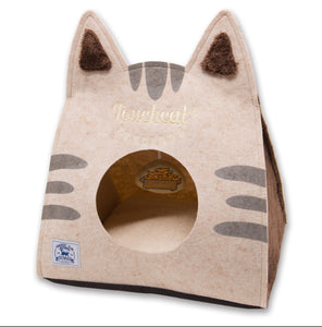 Touchcat On-the-go Folding Kitty-Ear Cat Bed