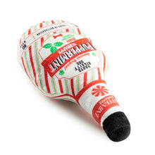 Load image into Gallery viewer, Puppermint Schnapps Bottle Plush Dog Toy – Festive Christmas Stocking Stuffer
