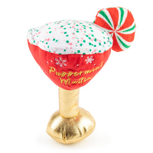 Puppermint Muttini Plush Dog Toy – Festive Christmas Stocking Stuffer