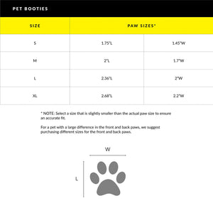 Body Glove Paw Protector Booties – All-Weather Dog Boots with Neoprene & Rubber Soles