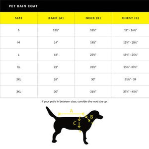 Body Glove Waterproof Pet Rain Coat – Reflective & Adjustable Dog Jacket
