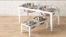Load image into Gallery viewer, 🐶 Chariot Dog Diner – Modern Elevated Dog Feeder
