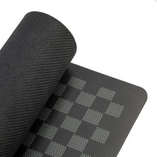 Load image into Gallery viewer, Black Checker Chewy Vuiton Placemat
