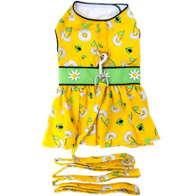 Load image into Gallery viewer, Ladybugs and Daisies Dog Dress and Matching Leash
