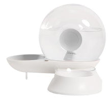 Load image into Gallery viewer, Pet Life® &#39;Auto-Myst&#39; Snail-Shaped 2-in-1 Filtered Water and Food Bowl
