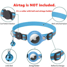 Load image into Gallery viewer, Reflective Airtag Case Collar for Cats and Dogs
