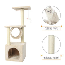 Load image into Gallery viewer, Ultimate Cat Haven: Tree House Tower for Endless Feline Fun!
