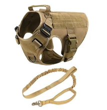 Load image into Gallery viewer, Military Dog Tactical Harness and Leash Set
