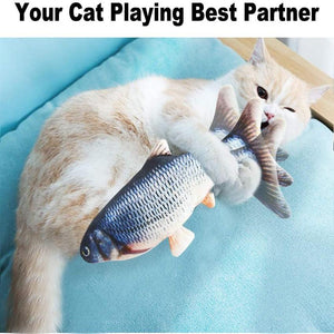 Interactive Fun: Electronic Fish Toy for Happy Cats! 🐟🐾