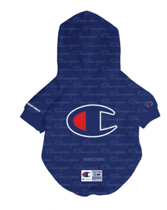 Champion x Fresh Pawz - Logo Repeat Hoodie | Canine Couture