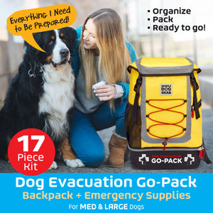 Dog Evacuation Go-Pack (Med/Lg)